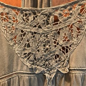 Hurley gray dress with lace detail